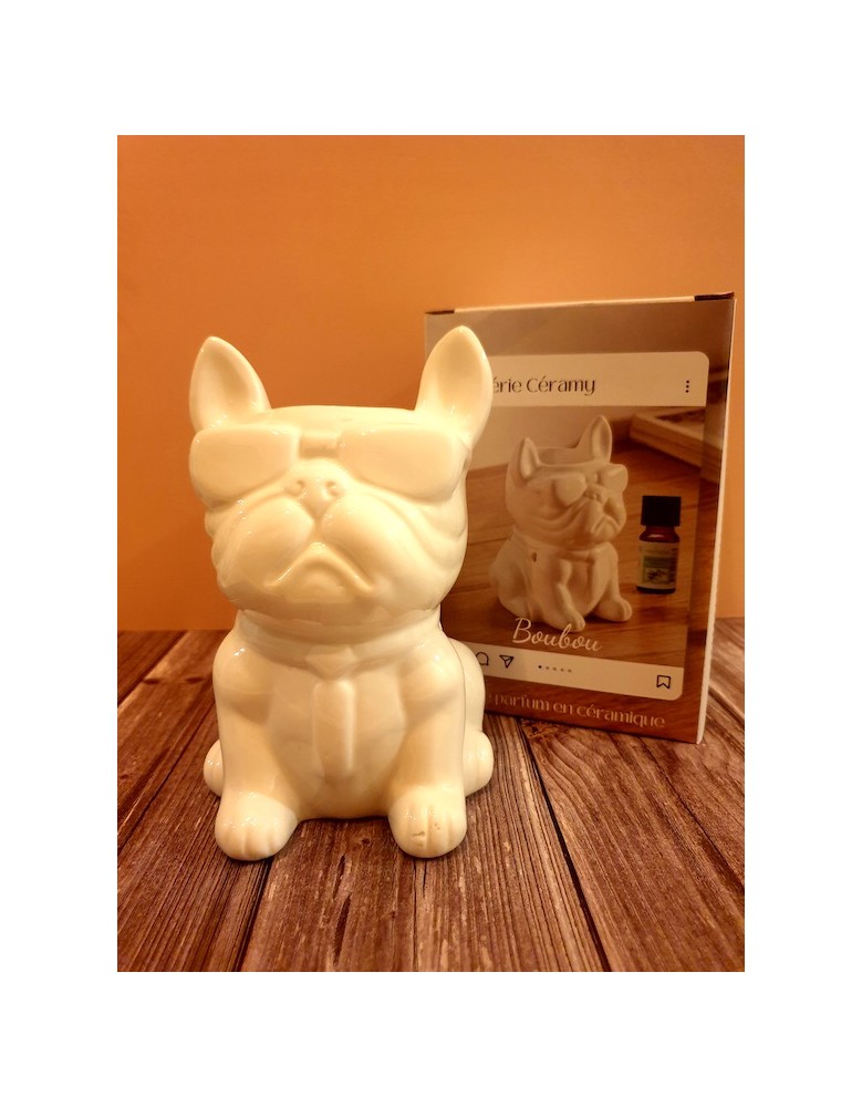 Brûle parfum Chien blanc