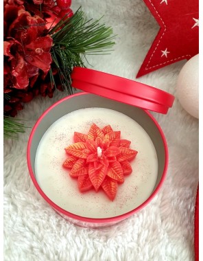 Bougie Magie de Poinsettia