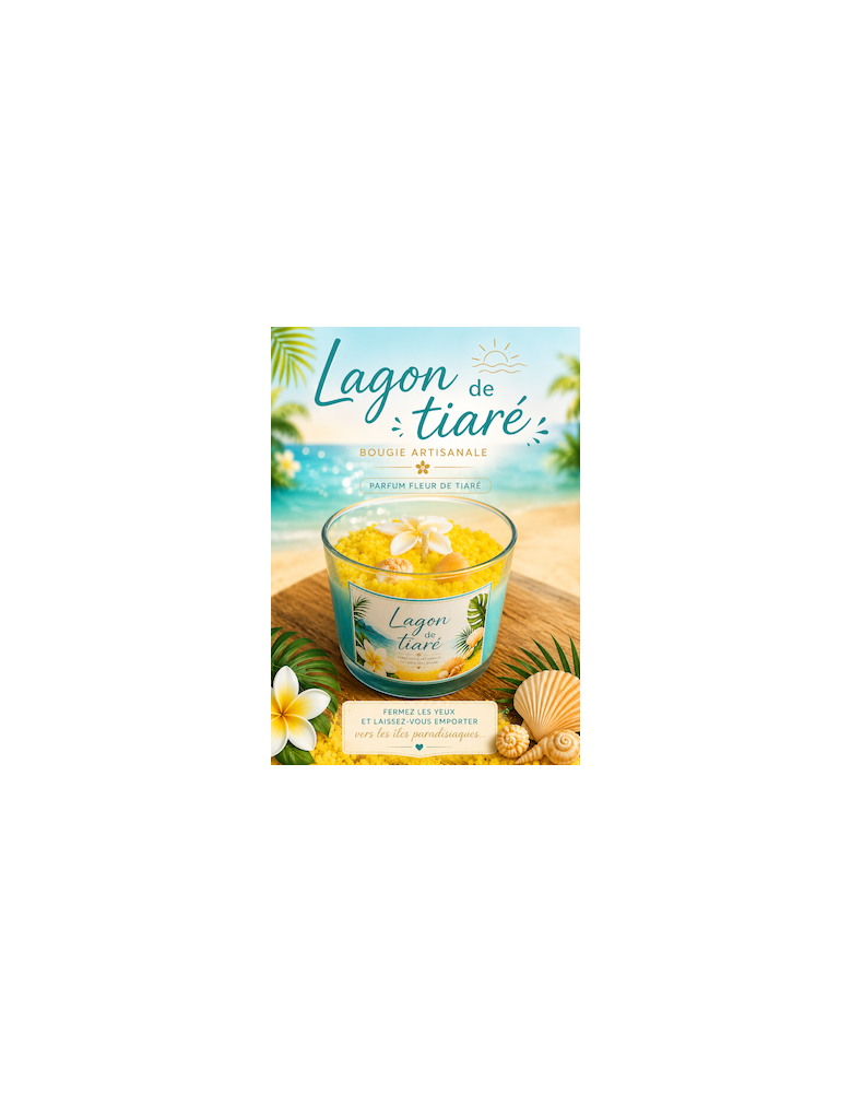Bougie Lagon de Tiaré