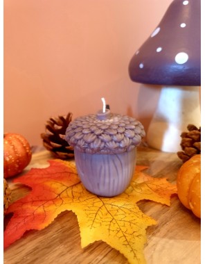 Bougie automne gland