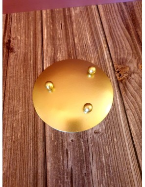 Support à bougie doré