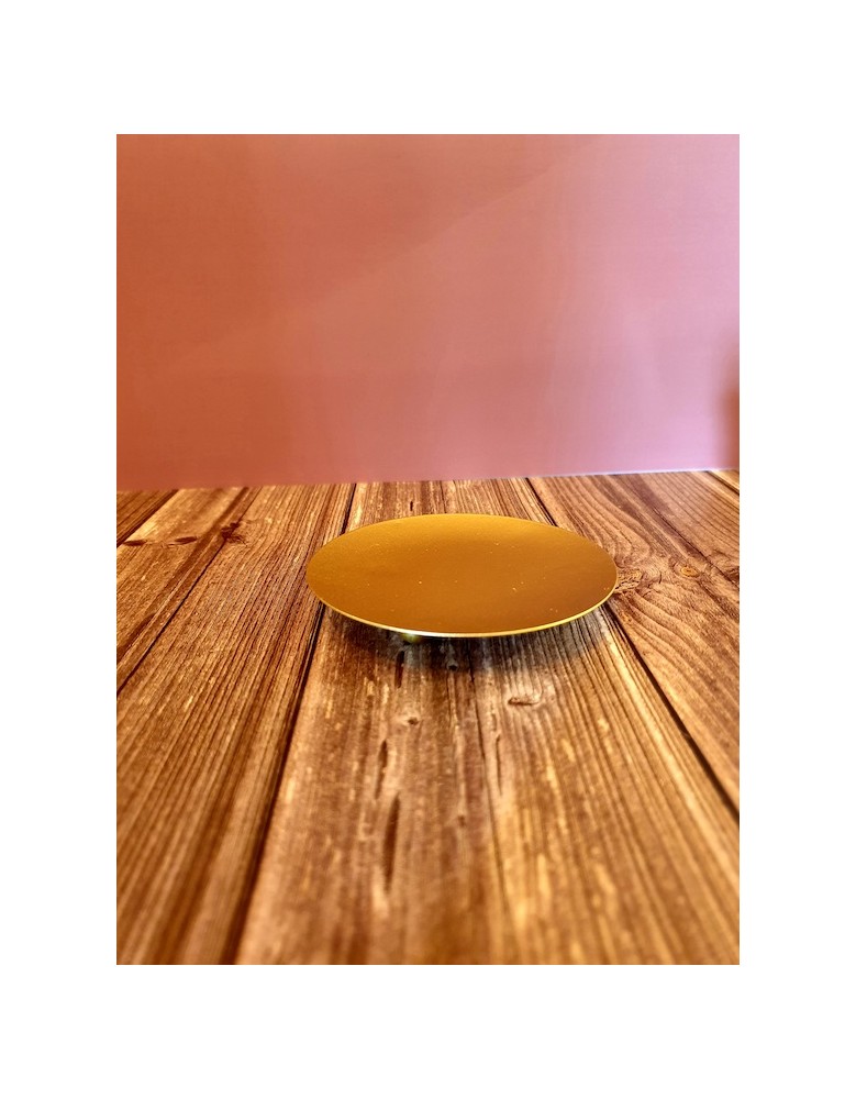 Support à bougie doré