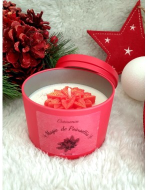 Bougie Magie de Poinsettia