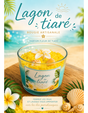 Bougie Lagon de Tiaré