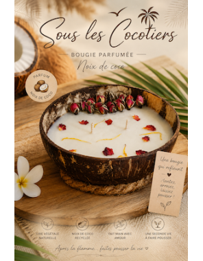Bougie Sous les cocotiers